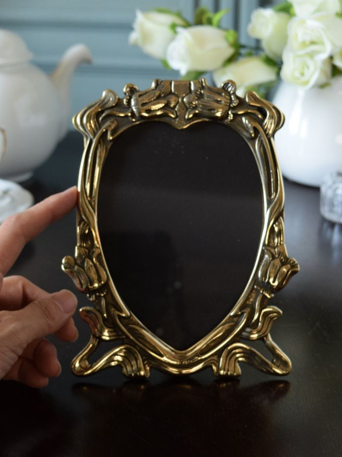 アンティーク風の写真立て