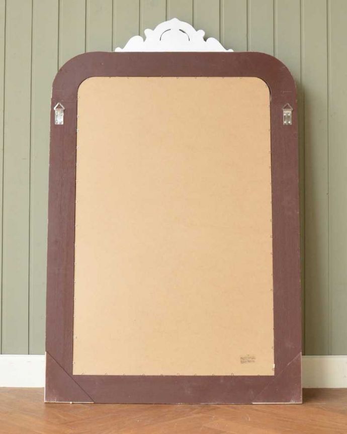 アンティーク風ミラーの裏側