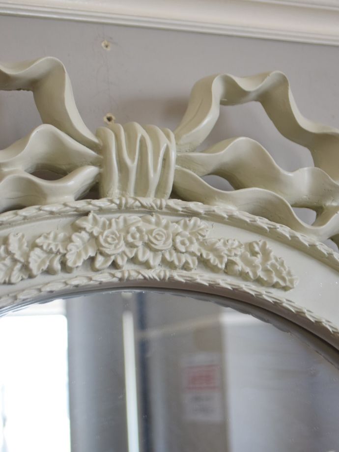 フランスアンティーク風のウォールミラー