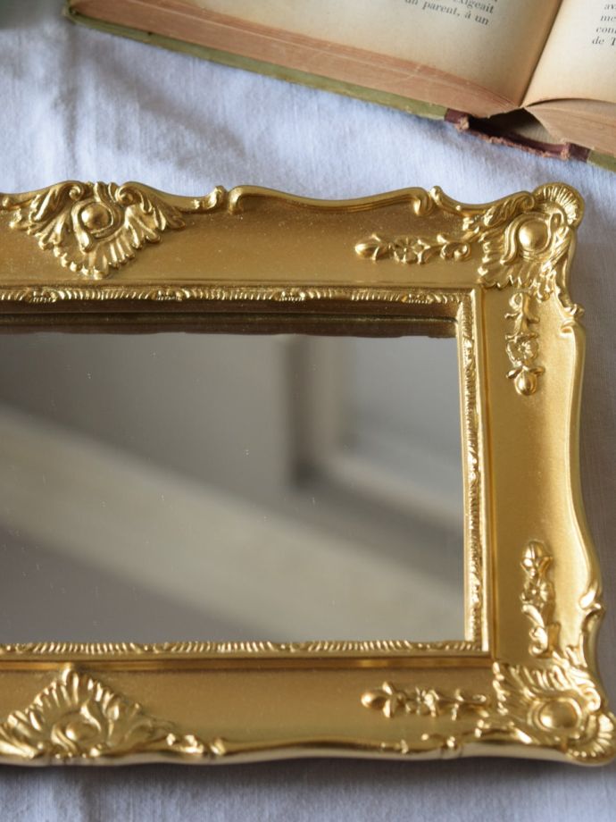 アンティーク風のおしゃれなミラートレイ