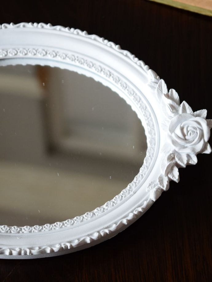 アンティーク風のおしゃれなミラートレイ