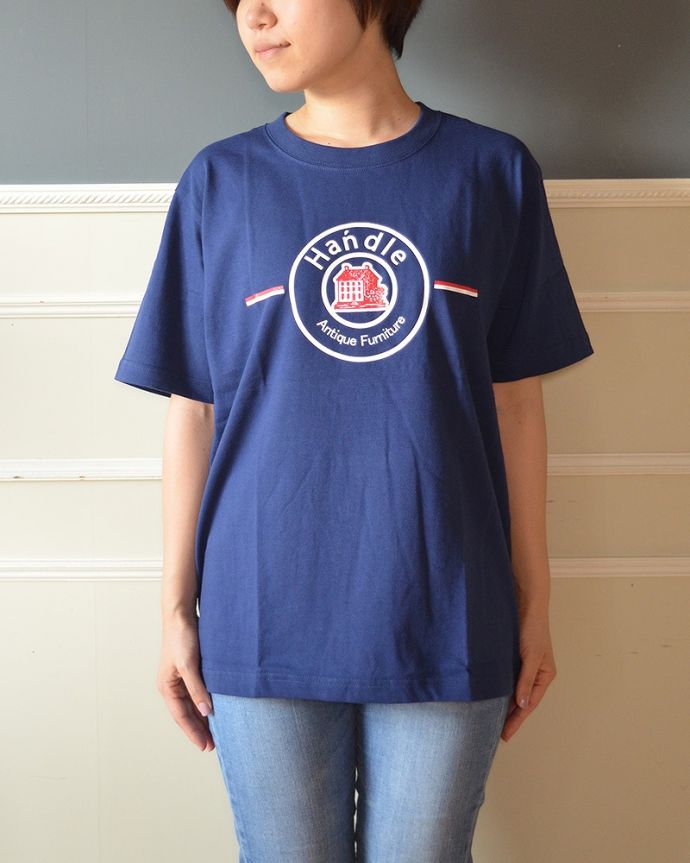 HandleのオリジナルTシャツ（トリコロール）(n9-058)｜インテリア雑貨