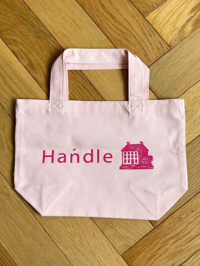 ローズベベ色のトートバック