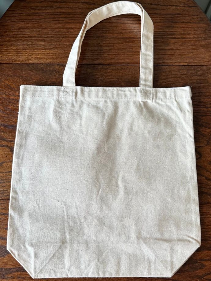 トートバックの裏側