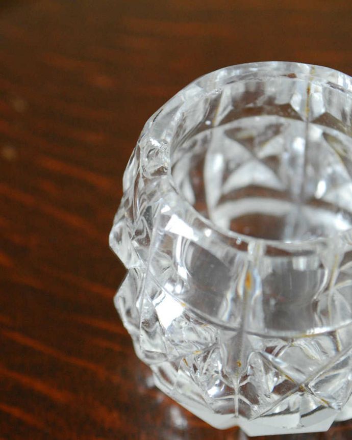 アンティーク 雑貨のガラス小物　アンティーク雑貨　ミニサイズのスパイスケース、アンティークプレスドグラス。。(pg-5002)