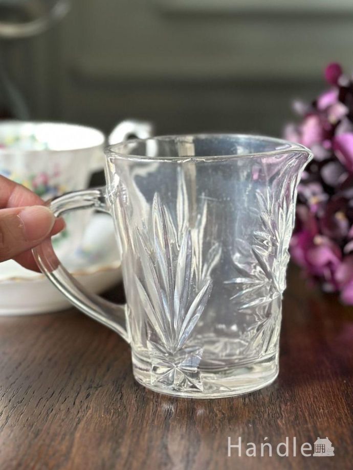 アンティークのガラス食器