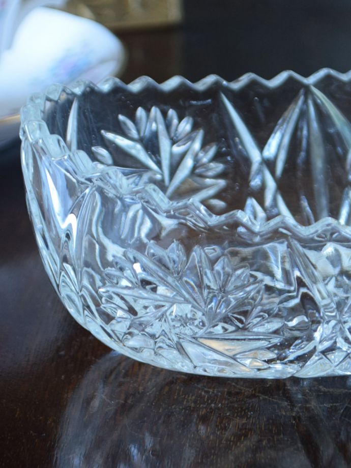アンティークガラスのボウル
