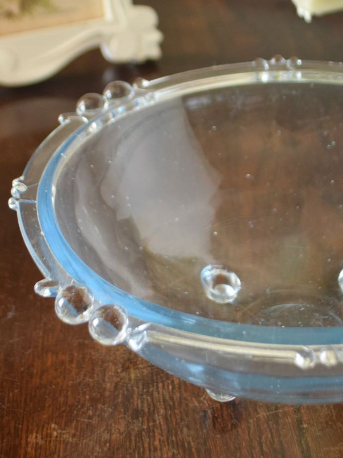 アンティークガラスのボウル