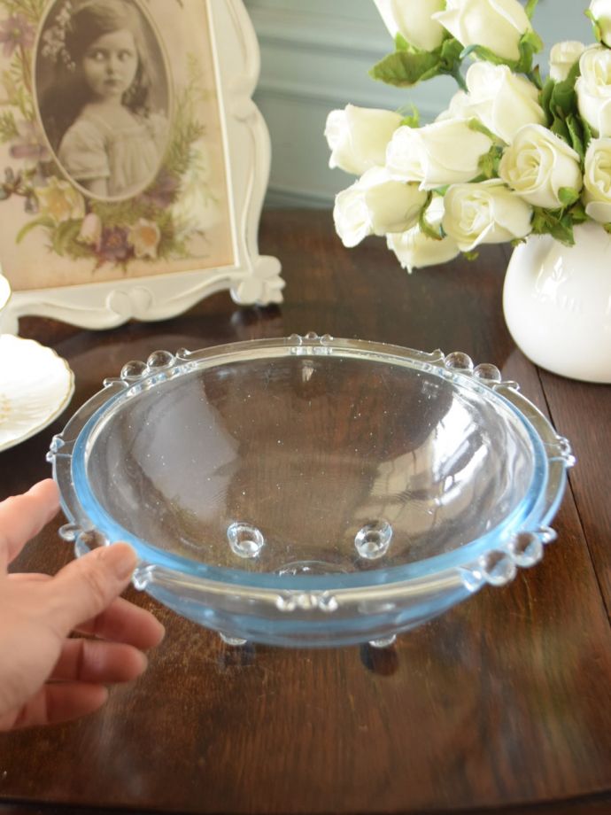 アンティークのガラス食器