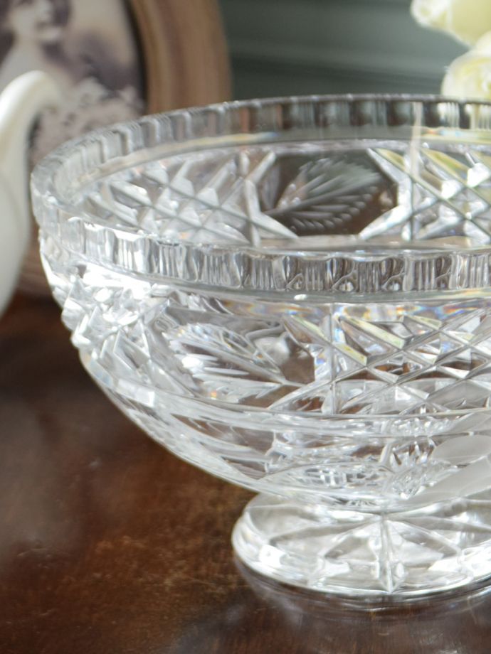 アンティークガラスの器