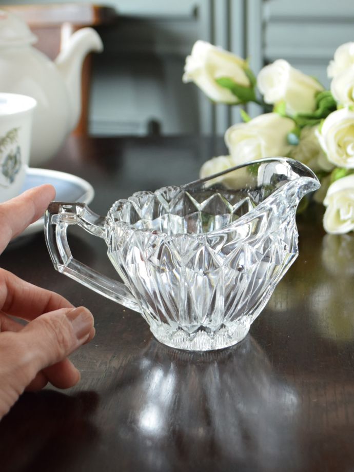 アンティークのガラス食器