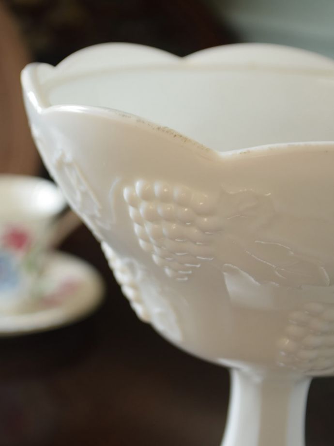 アンティークガラスの器