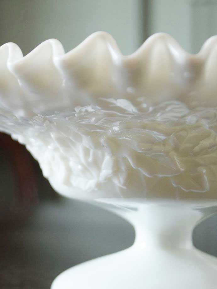 アンティークガラスの器