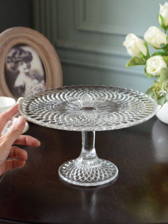 アンティークのガラス食器