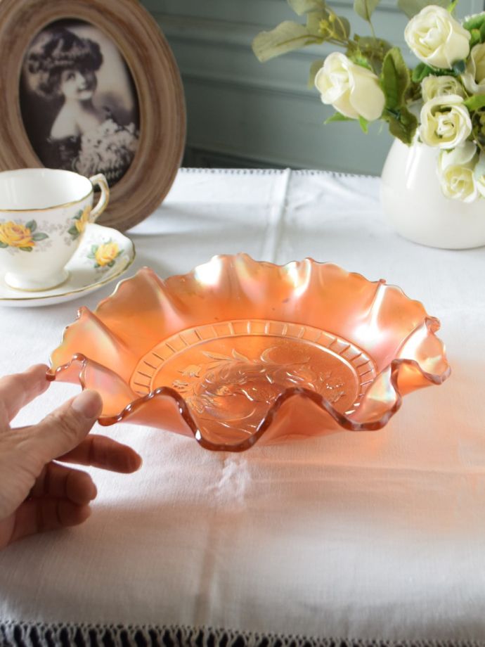 アンティークのガラス食器