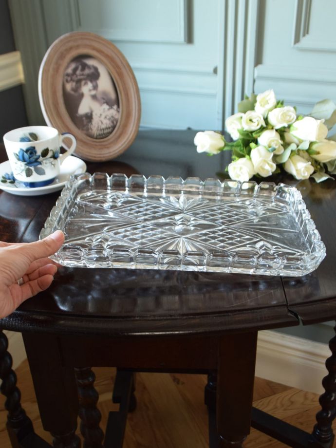 アンティークのガラス食器