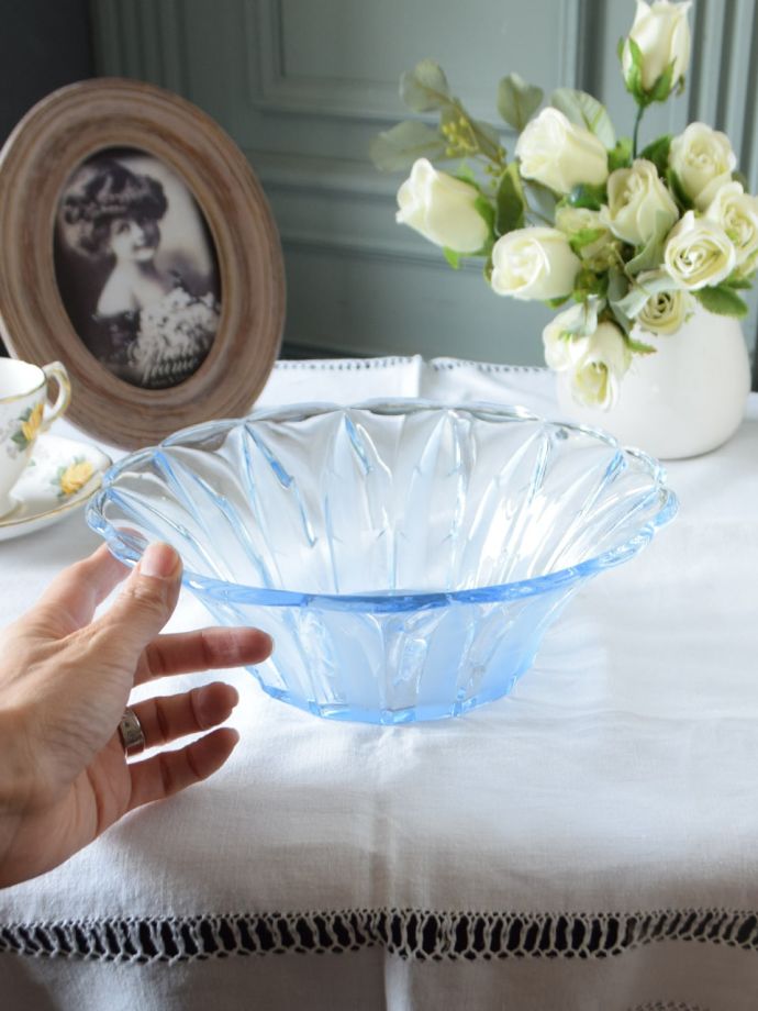 アンティークのガラス食器