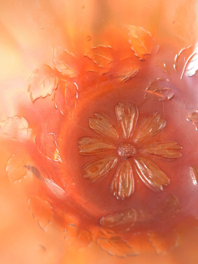 アンティークガラスのプレート