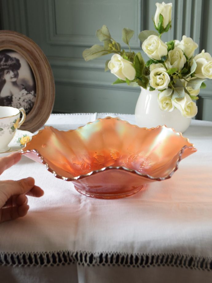 アンティークのガラス食器