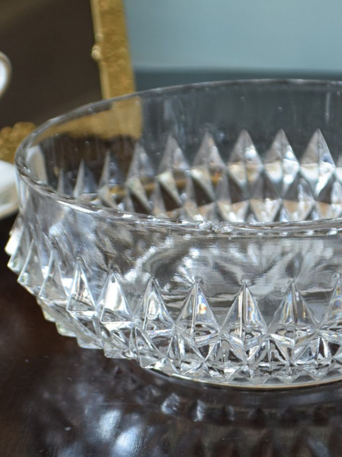 アンティークガラスのボウル