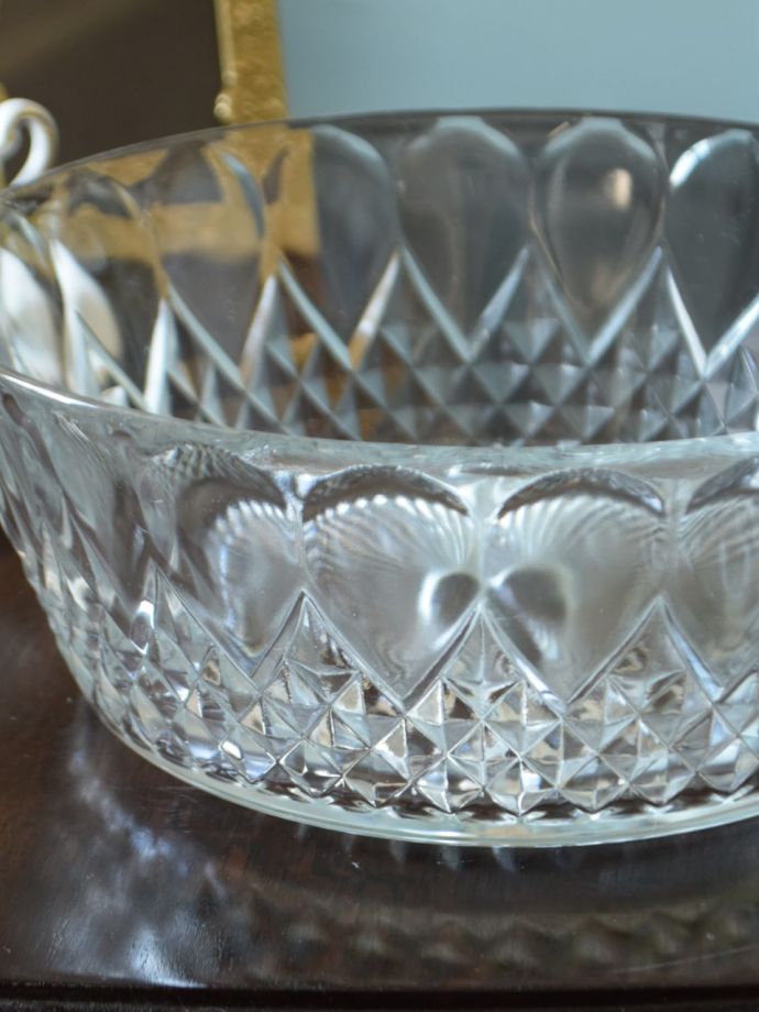 アンティークガラスのボウル