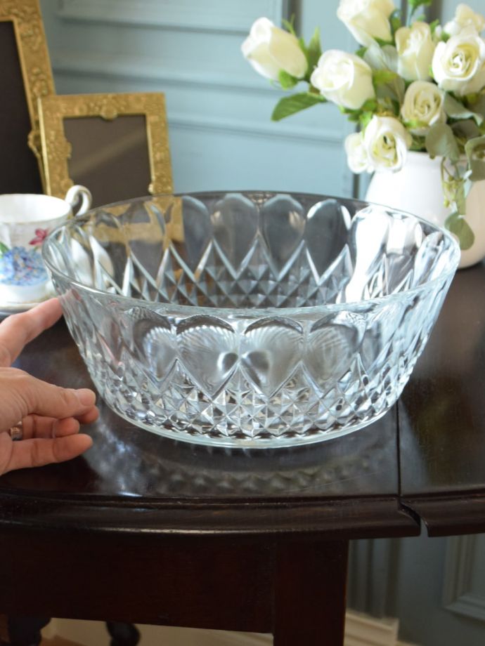 アンティークのガラス食器