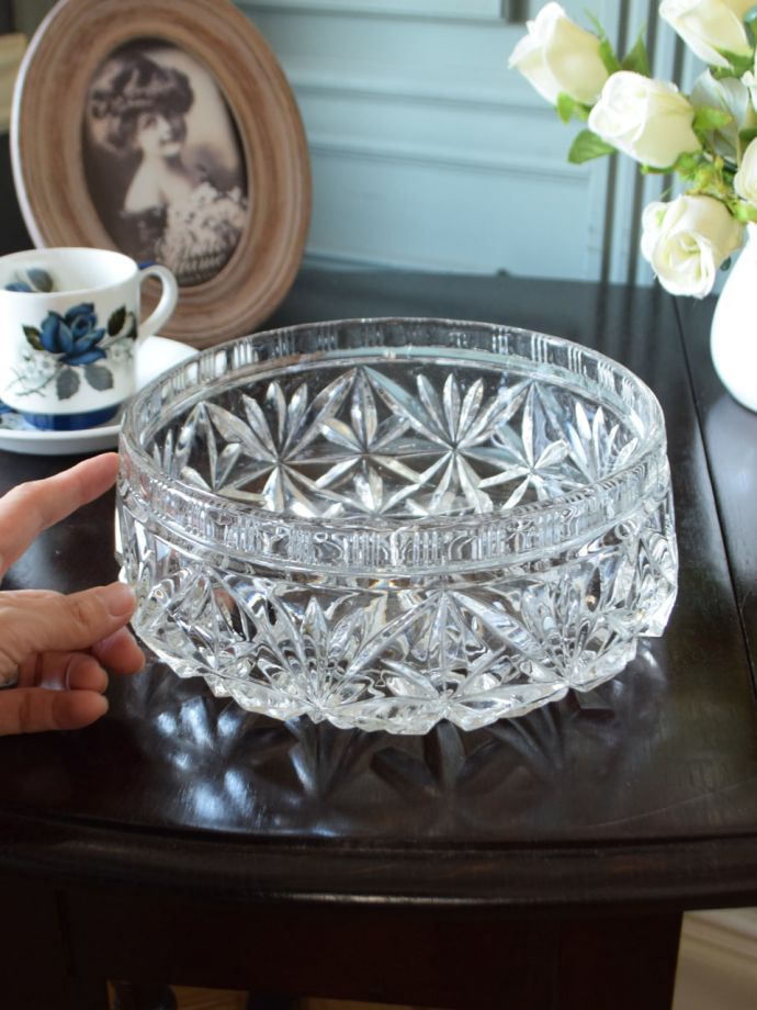 アンティークのガラス食器