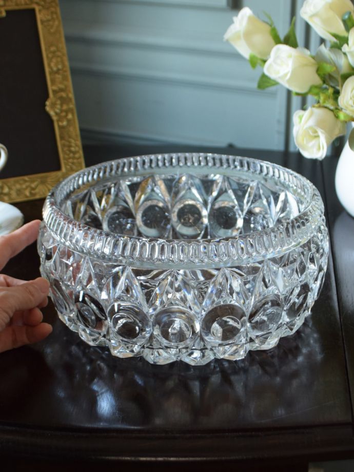 アンティークのガラス食器