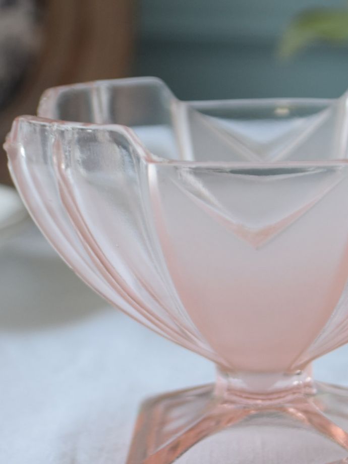 アンティークガラスの器