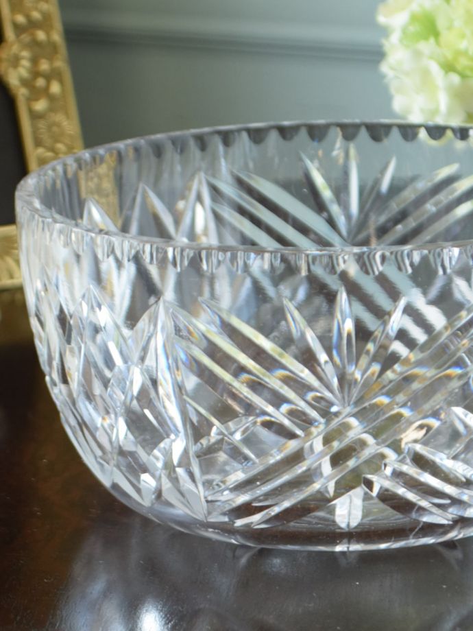 アンティークガラスのボウル