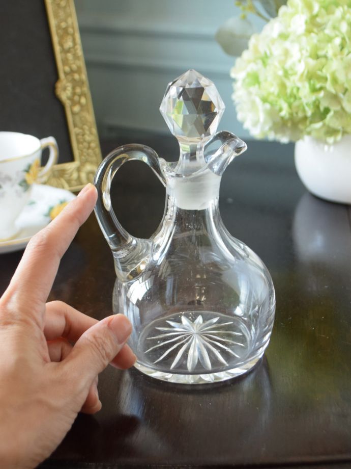 アンティークのガラス食器