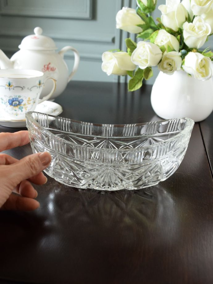 アンティークのガラス食器