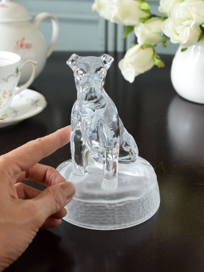 プレスドグラスのオブジェ