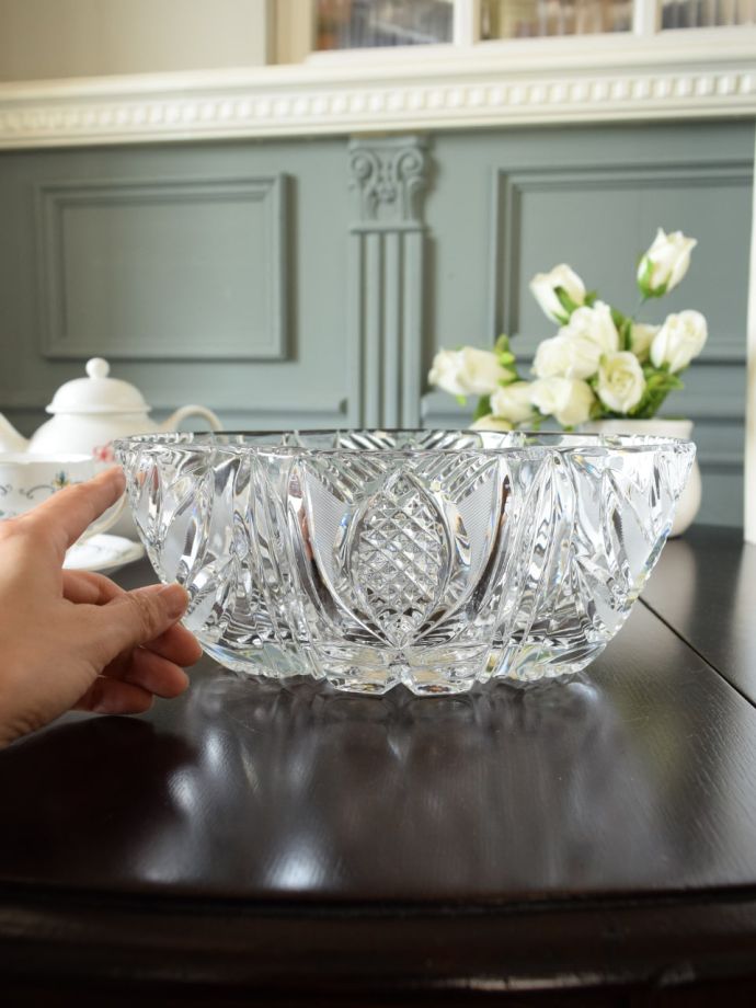 アンティークのガラス食器