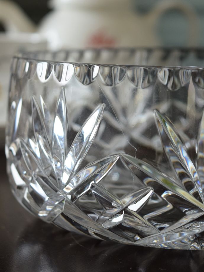 アンティークガラスのボウル