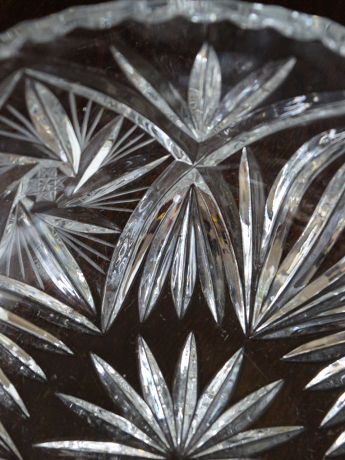 アンティークガラスのボウル