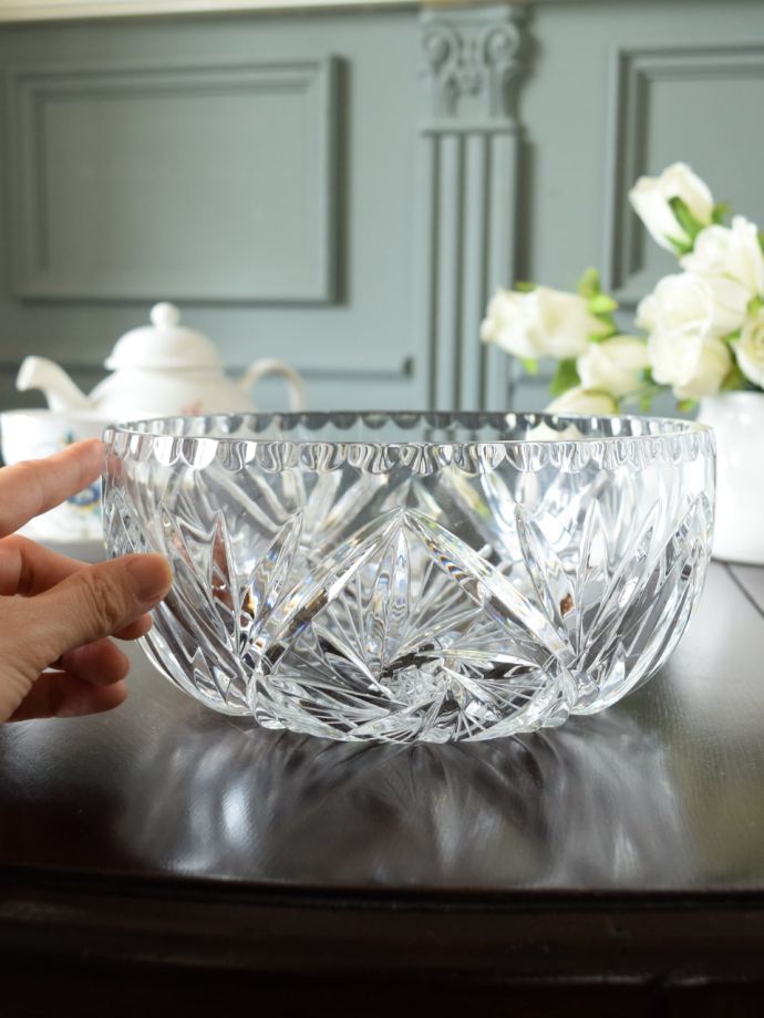 アンティークのガラス食器