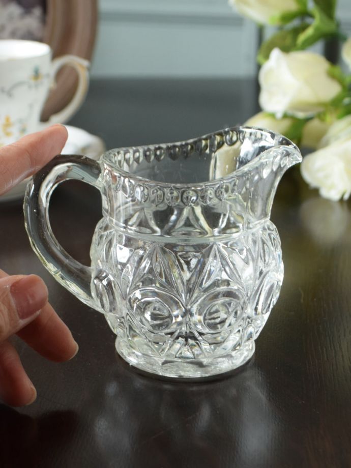 アンティークのガラス食器