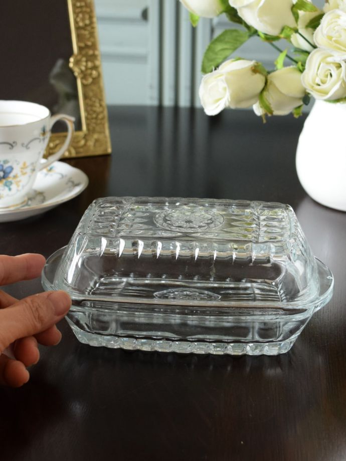 アンティークのガラス食器