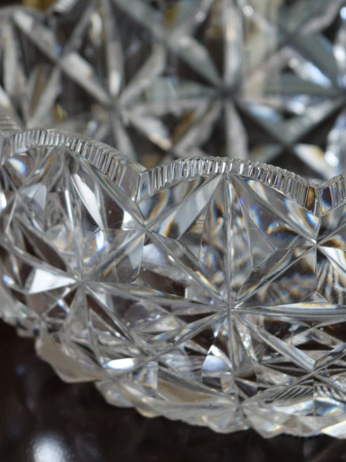 アンティークガラスのボウル