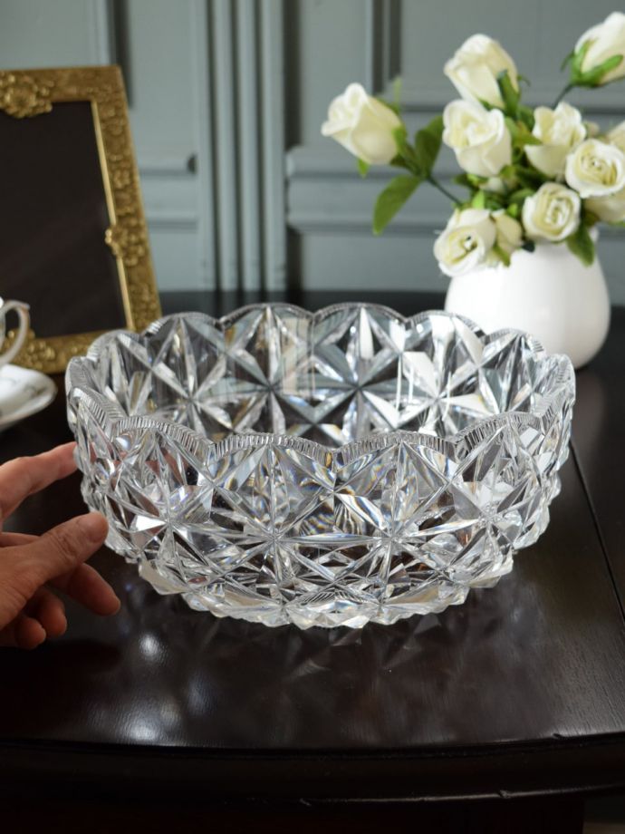 アンティークのガラス食器