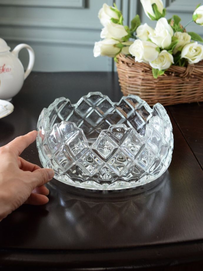 アンティークのガラス食器