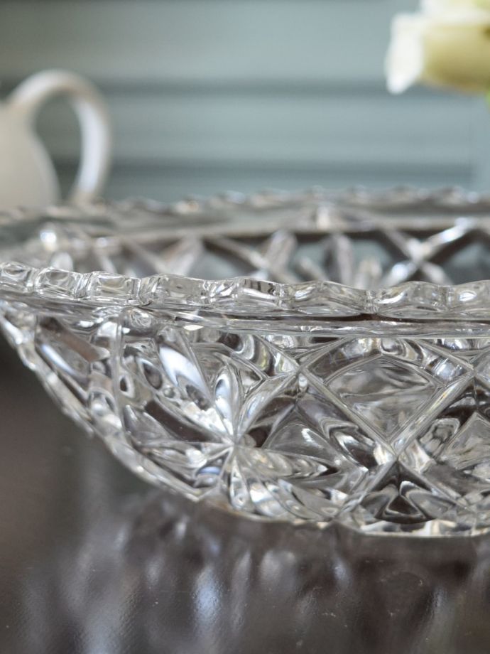 アンティークガラスのボウル