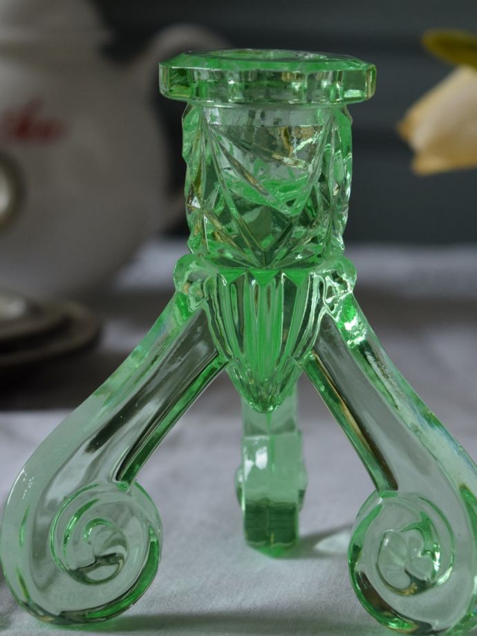 アンティークガラスの雑貨、ドレッシングセット