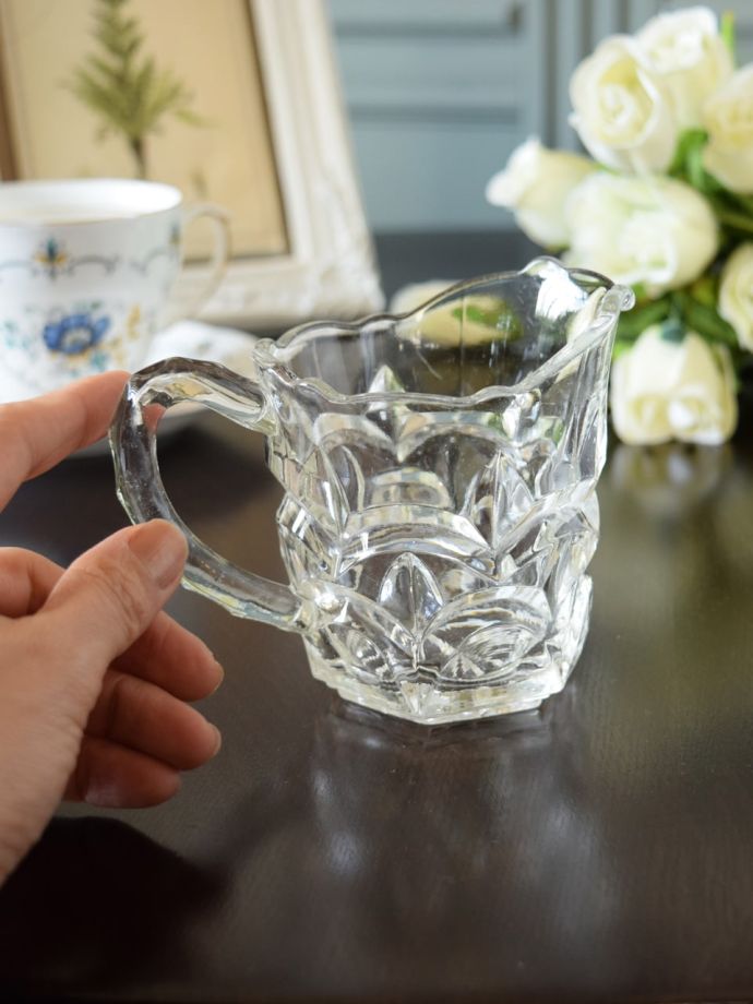 アンティークのガラス食器