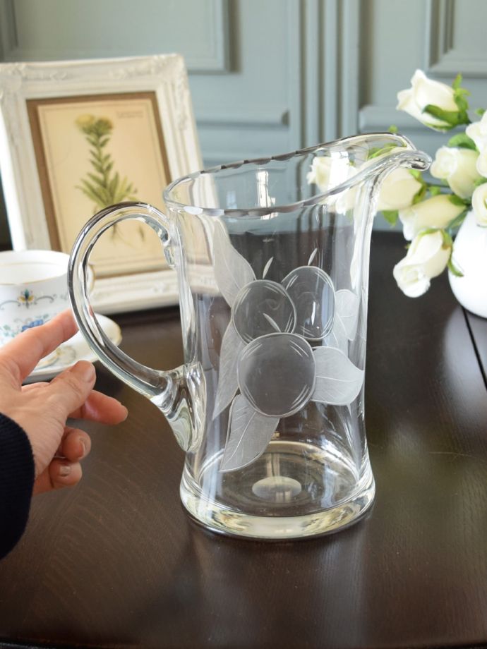 アンティークのガラス食器