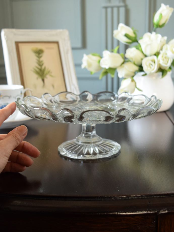 アンティークのガラス食器