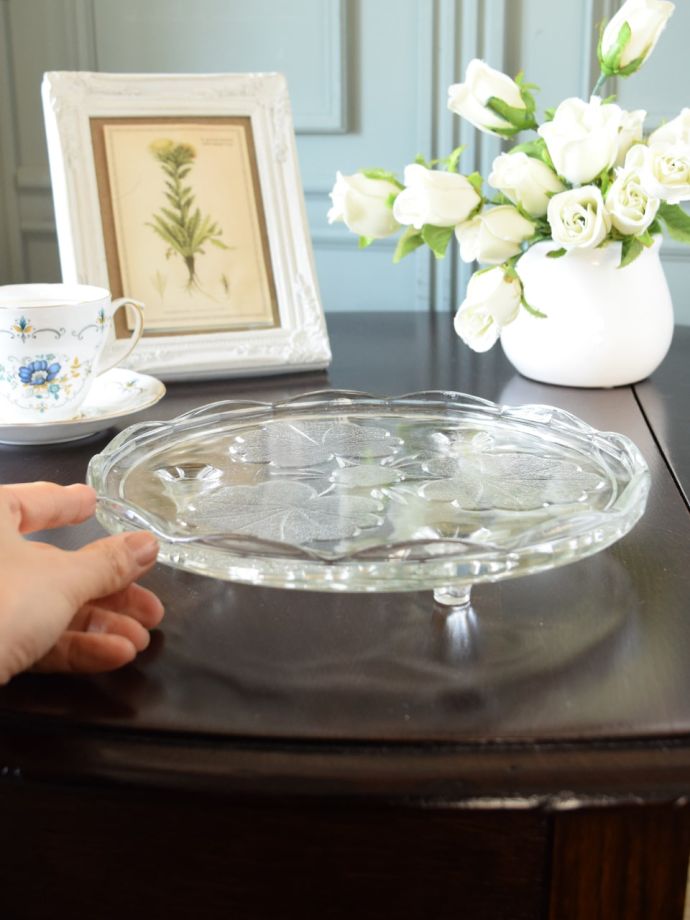 アンティークのガラス食器