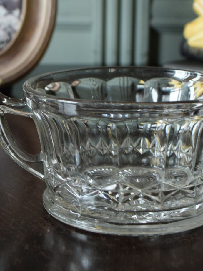 アンティークガラスの器