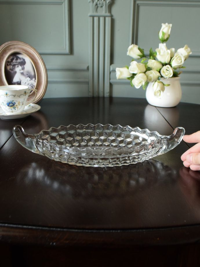 アンティークのガラス食器